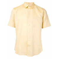 D'urban Camisa lisa com mangas curtas - Amarelo