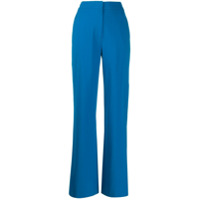 DVF Diane von Furstenberg Calça pantalona cintura alta - Azul