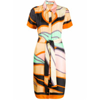 DVF Diane von Furstenberg Chemise com estampa abstrata - Verde