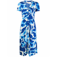 DVF Diane von Furstenberg Vestido envelope com estampa - Azul