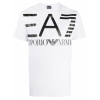 Ea7 Emporio Armani Camiseta com estampa de logo - Branco