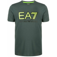 Ea7 Emporio Armani Camiseta com estampa de logo - Verde