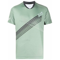 Ea7 Emporio Armani Camiseta com estampa esportiva - Verde