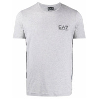 Ea7 Emporio Armani Camiseta com logo - Cinza