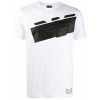 Ea7 Emporio Armani Camiseta com logo de águia - Branco