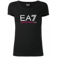 Ea7 Emporio Armani Camiseta com logo - Preto