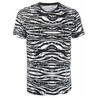 Ea7 Emporio Armani Camiseta decote careca com estampa gráfica - Preto