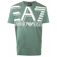 Ea7 Emporio Armani Camiseta EA7 com estampa de logo no busto - Verde