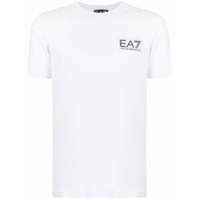 Ea7 Emporio Armani Camiseta mangas curtas com estampa de bandeira do Japão - Branco