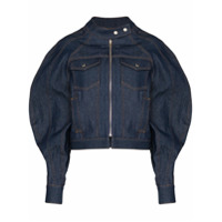 Eckhaus Latta puff sleeve denim jacket - Azul