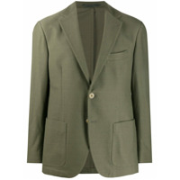 Eleventy Blazer slim com abotoamento simples - Verde