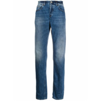 Eleventy Calça jeans reta cintura média - Azul