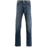 Eleventy Calça jeans slim com lavagem - Azul