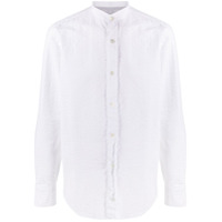 Eleventy Camisa gola redonda texturizada - Branco