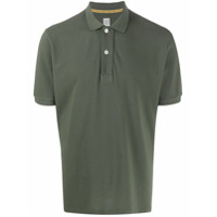 Eleventy Camisa polo lisa com mangas curtas - Verde