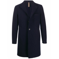 Eleventy Casaco de lã com abotoamento simples - Azul