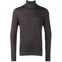 Eleventy striped turtleneck pullover - Vermelho