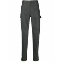Eleventy vertical stripe knitted trousers - Cinza
