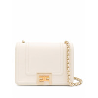 Elisabetta Franchi Bolsa transversal com aba - Neutro