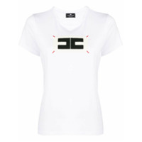 Elisabetta Franchi Camiseta com estampa de logo - Branco