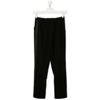 Elisabetta Franchi La Mia Bambina Calça com acabamento de logo - Preto