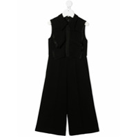 Elisabetta Franchi La Mia Bambina Macacão pantalona - Preto