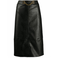 Elisabetta Franchi Saia com aplicações de strass - Preto