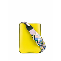 Emilio Pucci Bolsa tiracolo com lenço na alça - Amarelo