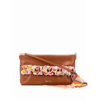 Emilio Pucci Clutch com estampa abstrata - Marrom