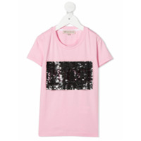 Emilio Pucci Junior Camiseta com paetês - Rosa