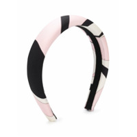 Emilio Pucci Junior Headband com estampa abstrata - Rosa