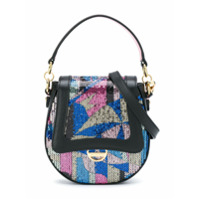 Emilio Pucci Junior sequin-embellished shoulder bag - Preto