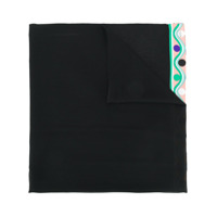 Emilio Pucci Lenço de seda estampado preto