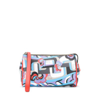 Emilio Pucci Necessaire com estampa abstrata - Azul