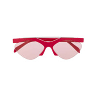 Emilio Pucci Óculos de sol geométrico - Vermelho