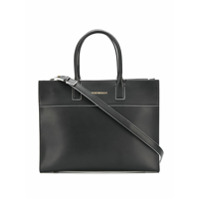 Emporio Armani Bolsa tote média com logo - Preto