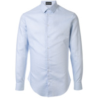 Emporio Armani Camisa com efeito texturizado - Azul