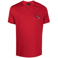 Emporio Armani Camiseta com patch de logo - Vermelho