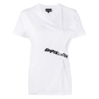 Emporio Armani Camiseta mangas curtas com logo - Branco