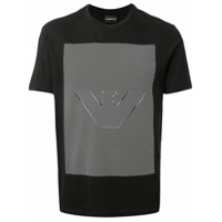 Emporio Armani Camiseta preta com logo - Preto