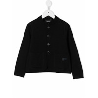 Emporio Armani Kids Blazer slim com abotoamento simples - Azul