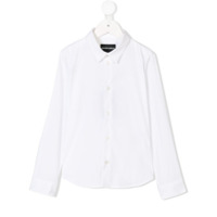 Emporio Armani Kids Camisa clássica mangas longas - Branco