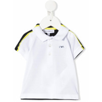 Emporio Armani Kids Camisa polo mangas curtas - Branco