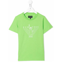 Emporio Armani Kids Camiseta com estampa de logo - Verde