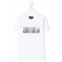 Emporio Armani Kids Camiseta com estampa gráfica - Branco