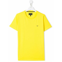 Emporio Armani Kids Camiseta com logo - Amarelo