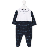 Emporio Armani Kids Pijama com estampa de logo - Azul