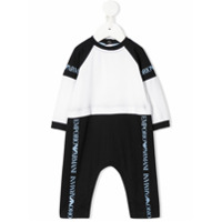 Emporio Armani Kids Pijama com estampa de logo - Branco