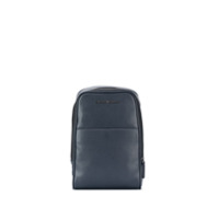 Emporio Armani Mochila com logo e textura - Azul