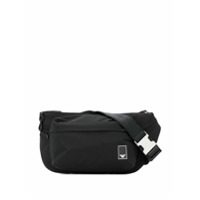 Emporio Armani Pochete com patch de logo - Preto